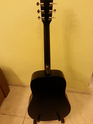 תיקון גיטרה שבורה ל3 חלקים -לאחר טיפול